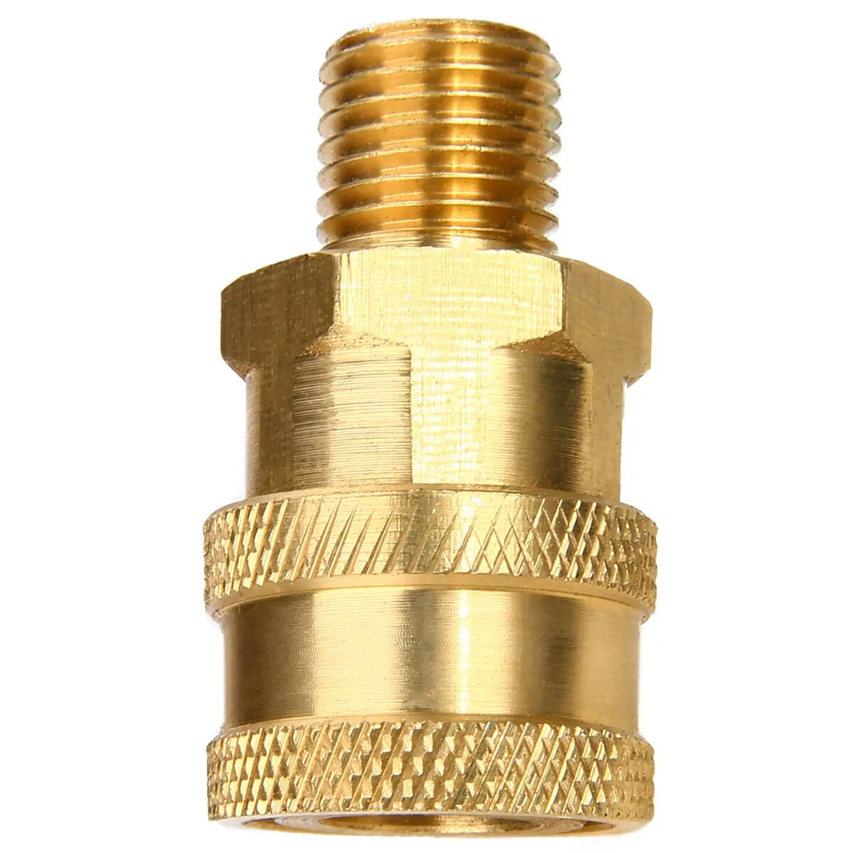 Быстроразъемный переходник Mayitr, Латунный переходник, 1/4 дюйма, с наружной резьбой (MNPT), 45 мм, 1 шт. Быстроразъемный переходник Mayitr, Латунный переходник, 1/4 дюйма, с наружной резьбой (MNPT), 45 мм, 1 шт.