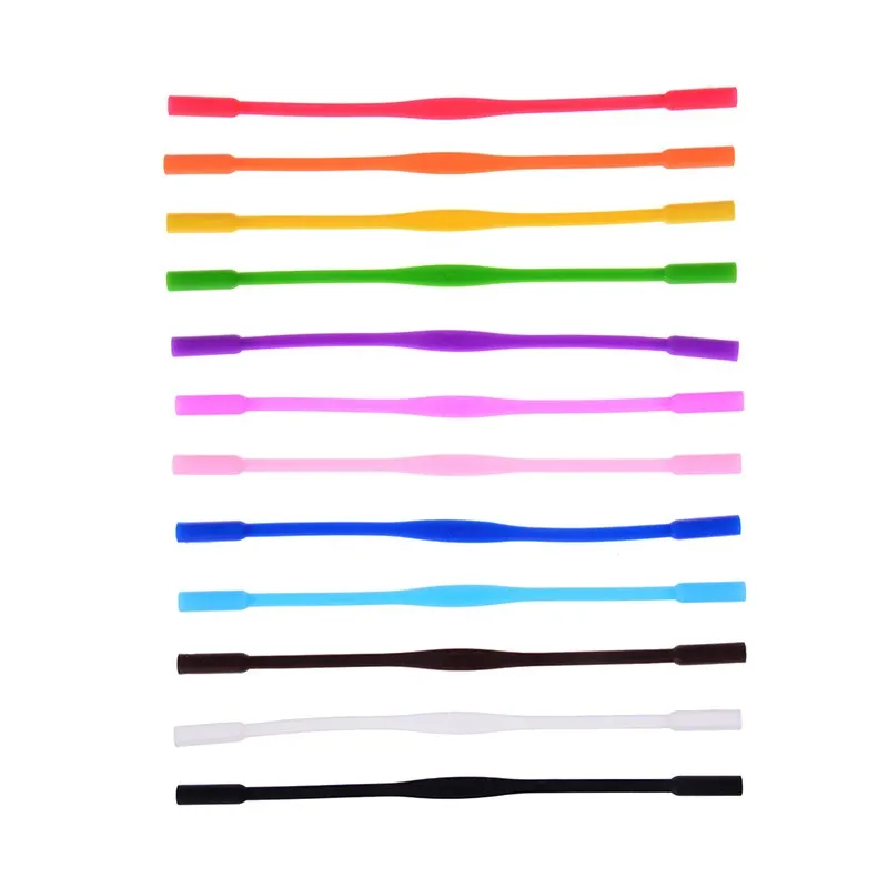 1 шт. регулируемые силиконовые эластичные Нескользящие веревки для очков ремни