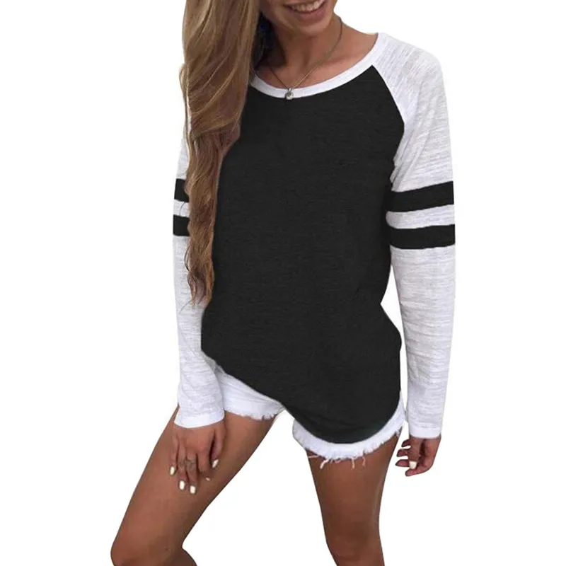 

Women Blouse Tops Tee T Shirt Bee Print Long Sleeve Casual Jumper Loose Shirt