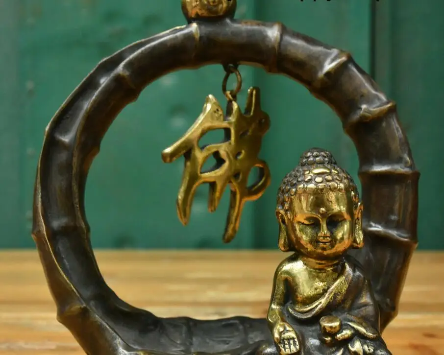 China Bronze Gilt Sakyamuni Tathagata Prince Edward Buddha Incense burner Statue | Дом и сад