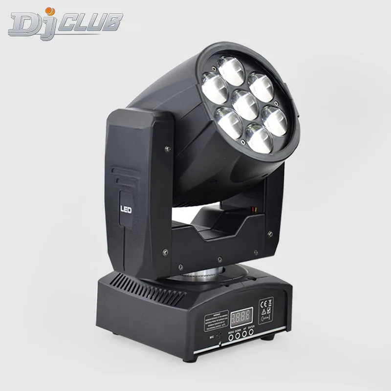 Lyre 7*12 Вт 4 в 1 Rgbw движущаяся моющаяся лучевая балка с зумом сцсветильник