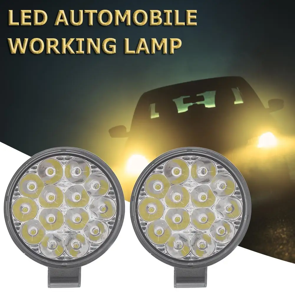 16LED машинка для стрижки 48 Вт/14LED 42 Вт Светодиодный светильник 12V 24V Автомобильный