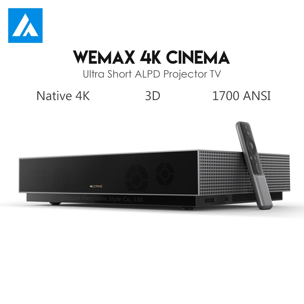 Оригинальный Fengmi 4K кинотеатр лазерный проектор ТВ 2 Гб 64 MIUI TV Поддержка 3D 1700ANSI Home