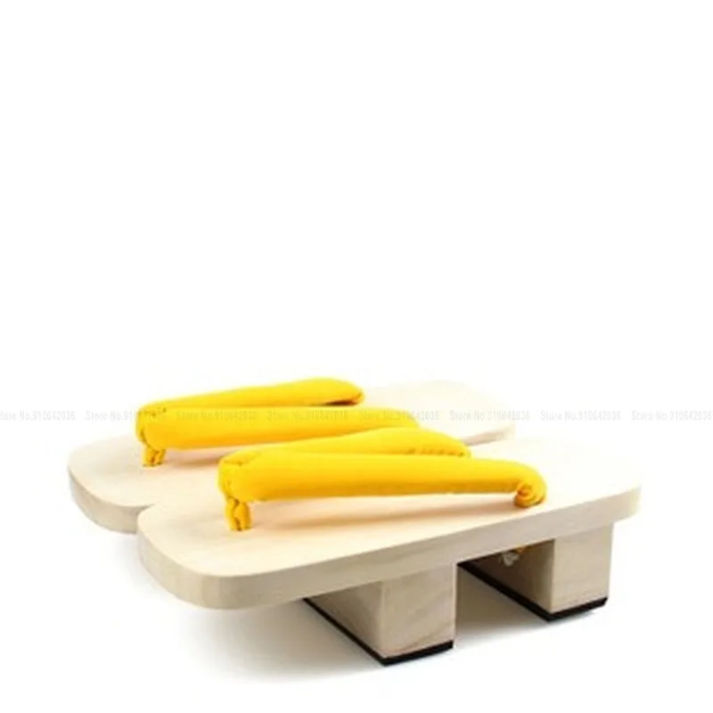 Традиционные японские кимоно женские сандалии гэта Сабо Аниме косплей костюмы