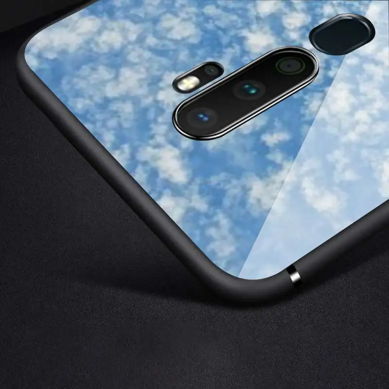 

Aircraft plane airplane for OPPO Reno 2 Z 2Z 2F 3 4 Pro 5G F7 A5 A9 2020 Super Bright Black Phone Case Soft Cover Shell