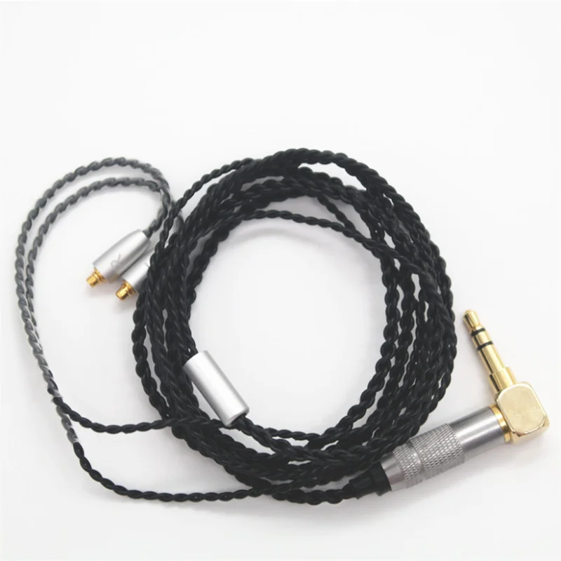 

DIY MMCX upgrade cable silver plated wire 1pcs