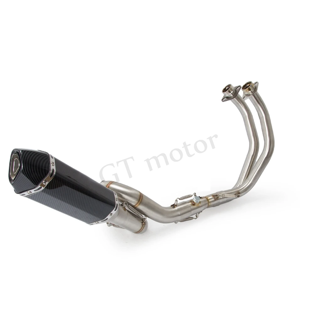 Полная выхлопная система мотоцикла контурная передняя Труба глушитель для YAMAHA