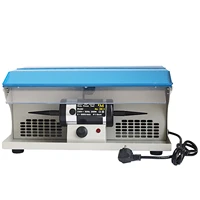 dm 5 dust absorbing polishing machine 110v220v with dust collector desktop double headed cloth wheel with lamp speed control