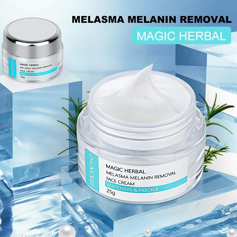 Мощный отбеливающий крем Chumolee 25 г для удаления веснушек пятен мелазмы пигментных