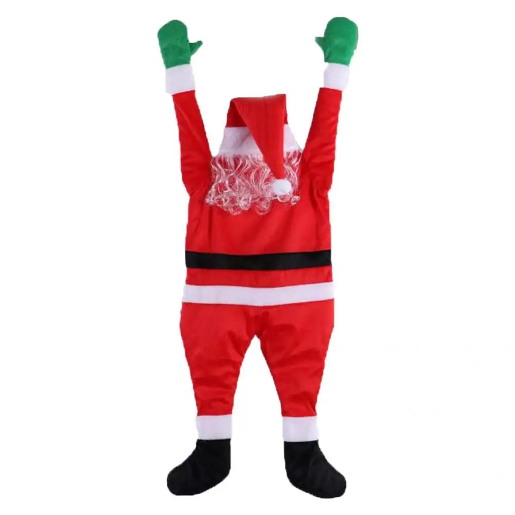 

Simple Installation Long Lasting Fun Hanging Santa Wall Decorations for Dorm