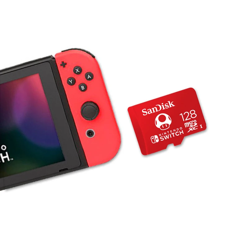 Карта памяти Sandisk C10 100 МБ/с. Micro SD карта Nintendo Switch авторизованный Марио тема TF