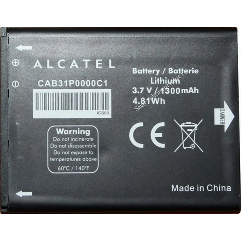 Аккумулятор для Alcatel OT-983/OT-985/OT-910/OT-990 CAB31P0000C1 / TLi016C1 | Мобильные телефоны и