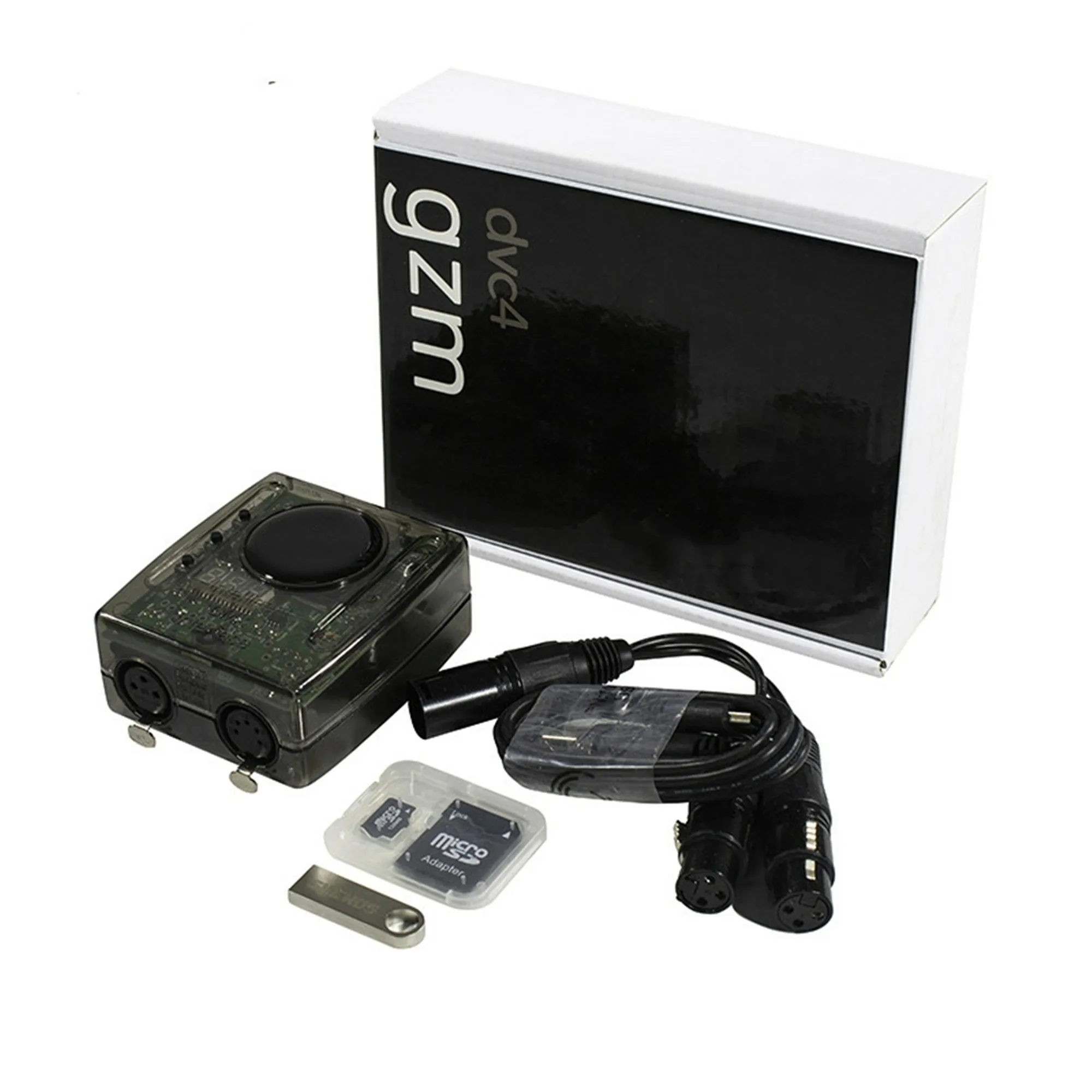 DVC4 GZM виртуальной контроллер DMX USB светильник ing Интерфейс для диско ди-Джея свет