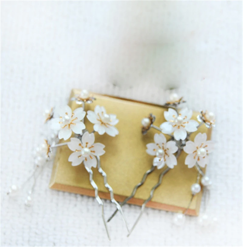 Стик для волос сакуры в японском стиле 1 пара Классическая вилка кимоно