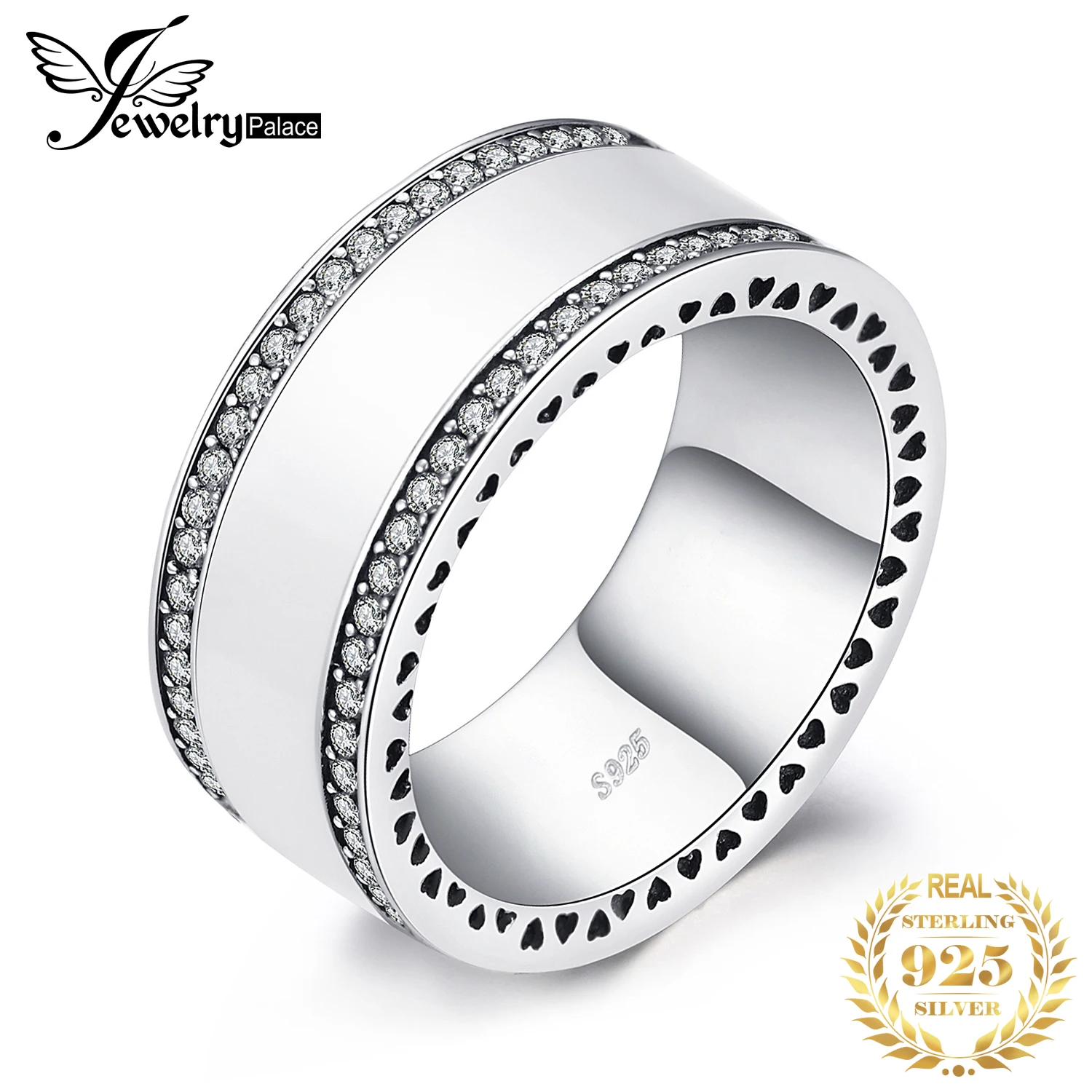 Jewelrypalace 925 пробы серебряные перламутровые сердце себе кольцо для женщин Мода украшения подарки Best друзей Лидер продаж