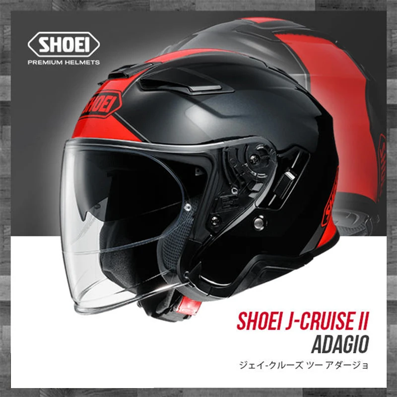 

Шлем мотоциклетный с открытым лицом Shoei J-круиз II