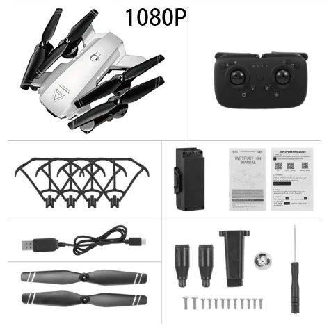 L103 RC вертолеты камера 1080P Wifi FPV Дрон GPS Дрон Hoogte Hold 2,4G Optische Stroom Positie Дрон камера для детей - Color: L103-White-1080P