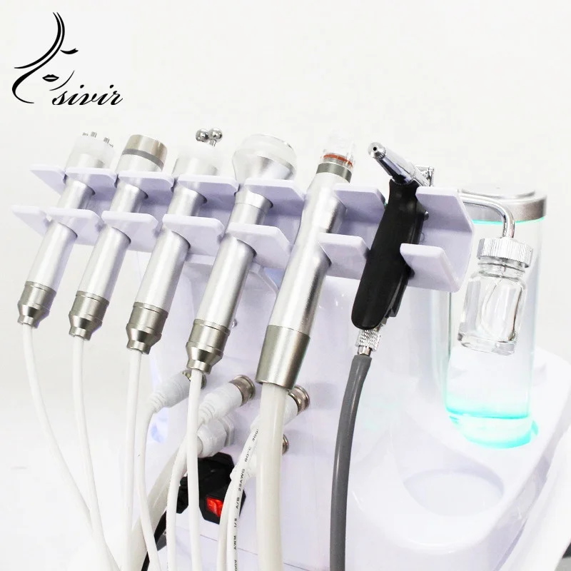 

2019 SIVIR hottest high quality 6 in 1 multifunction hydrogen oxygen small bubble facial machine
