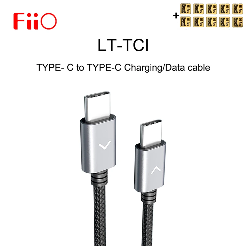 FiiO LT-TC1 Type-C to Type-C Charging Data cable for M15/M11/M5/M6/BTR5/BTR3 music MP3 Player Amplifier