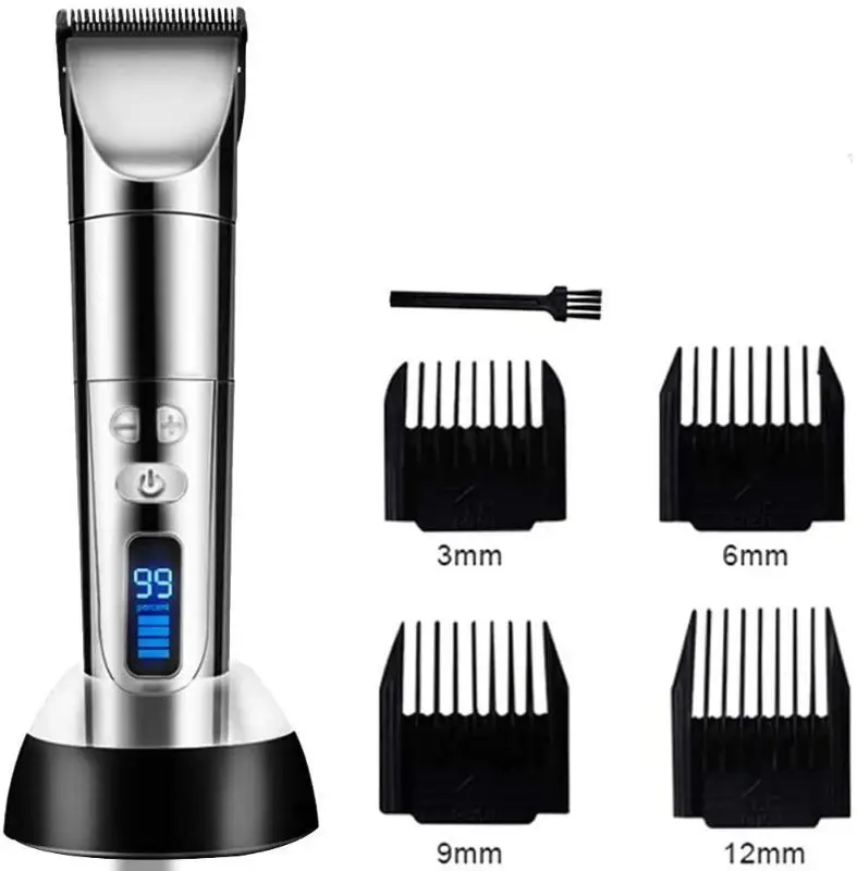 

Professional Electric Hair Clippers Beard Trimmer Barber Grooming Kit Rechargeable Cordless Haircut Machine Cutting Shaver