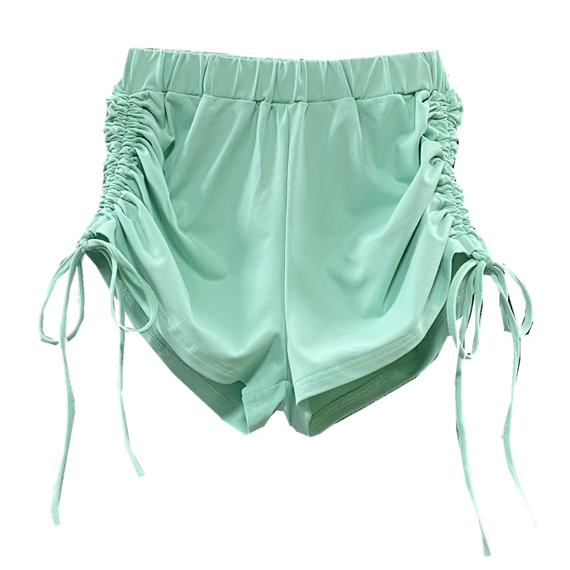 

Casual Shorts for Women Elastic Waist 2021 New Summer Drawstring Wide Leg A- Line Hot Pants Loose Shorts Womens Workout Shorts