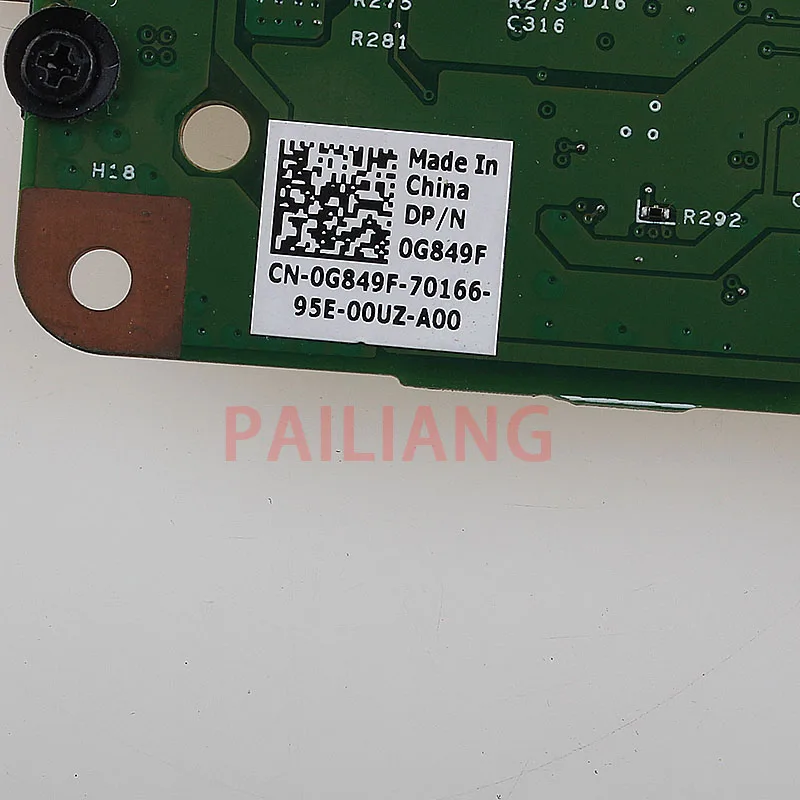 PAILIANG ноутбук материнская плата для Dell Inspirion 1545 PC материнская плата GM45 CN-0G849F 0G849F 08212-1 48.4AQ01.011 tesed DDR3