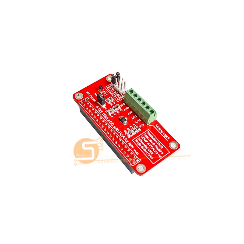 Модуль ADC 3 В для Raspberry Pi 3/2 / B + I2C RPI ADS1115 аналоговый и цифровой преобразователь 1