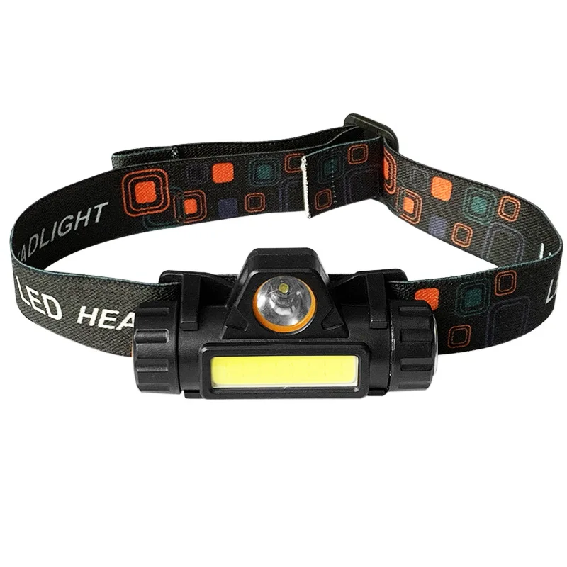 

XPE+COB Headlamp Head Lamp Headlight Waterproof 12000LM Cob Led Built in Usb Rechargeable Battery Working Light