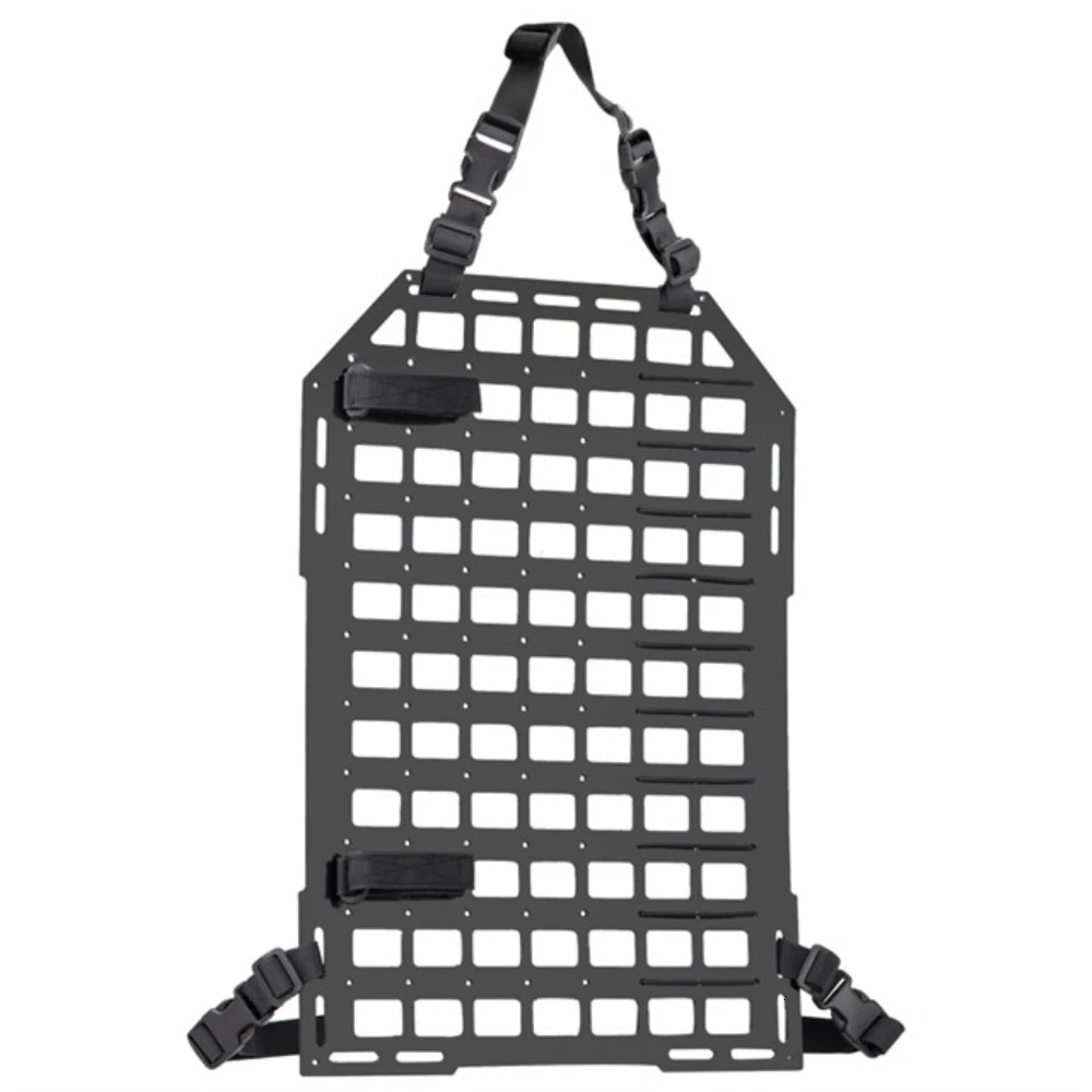 Тактическая жесткая вставная панель MOLLE автомобильный органайзер для спинки сиденья PP доска оборудование для безопасности принадлежности для страйкбола пейнтбола Охота