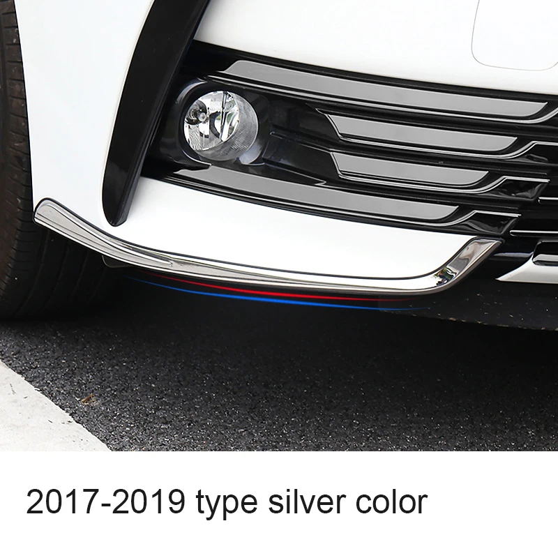 

lsrtw2017 stainless steel car bumper corner strip trims for toyota corolla 2013 2014 2015 2016 2017 2018