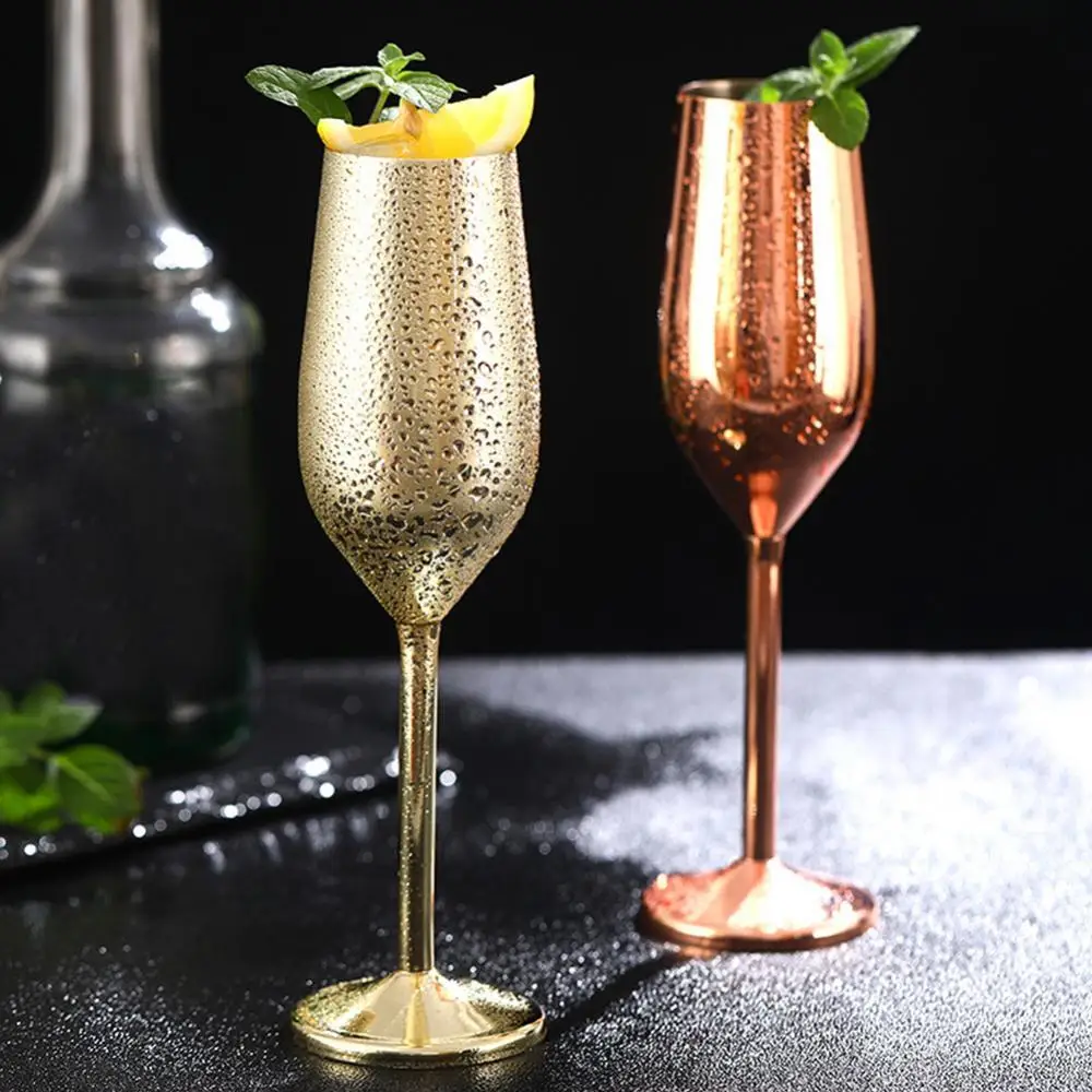 

Hot Sales!! 200ml Stainless Steel Red Wine Goblet Bar Party Beer Juice Drink Champagne Cup