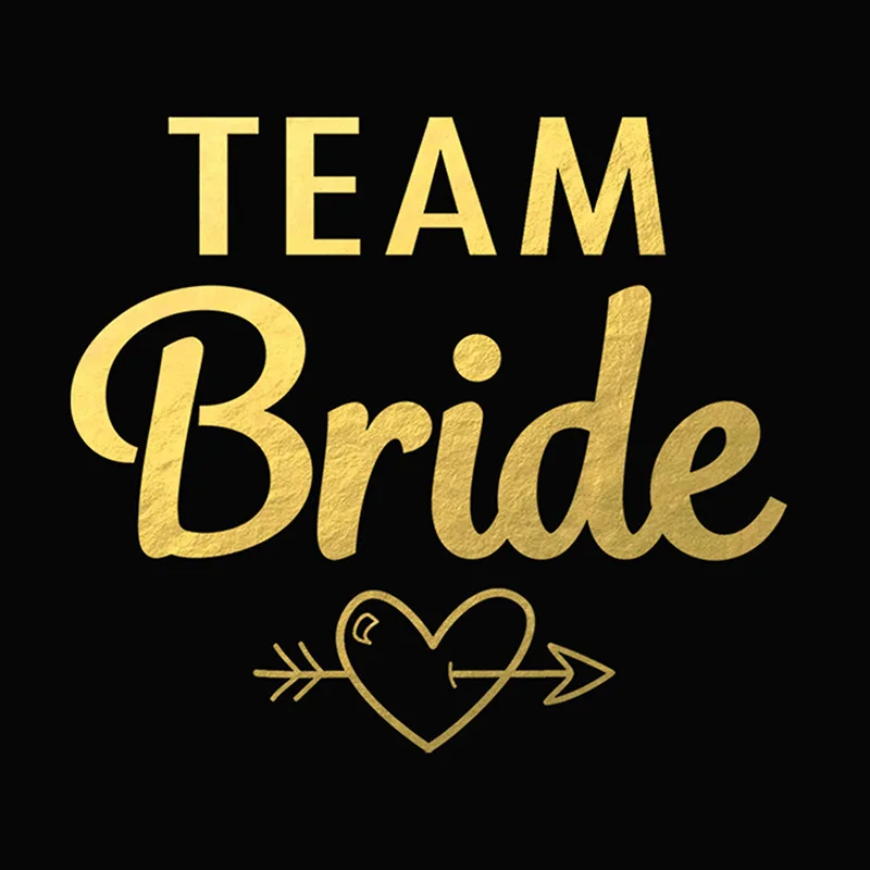 10 шт Временные татуировки для команды невесты племени девичника вечерние