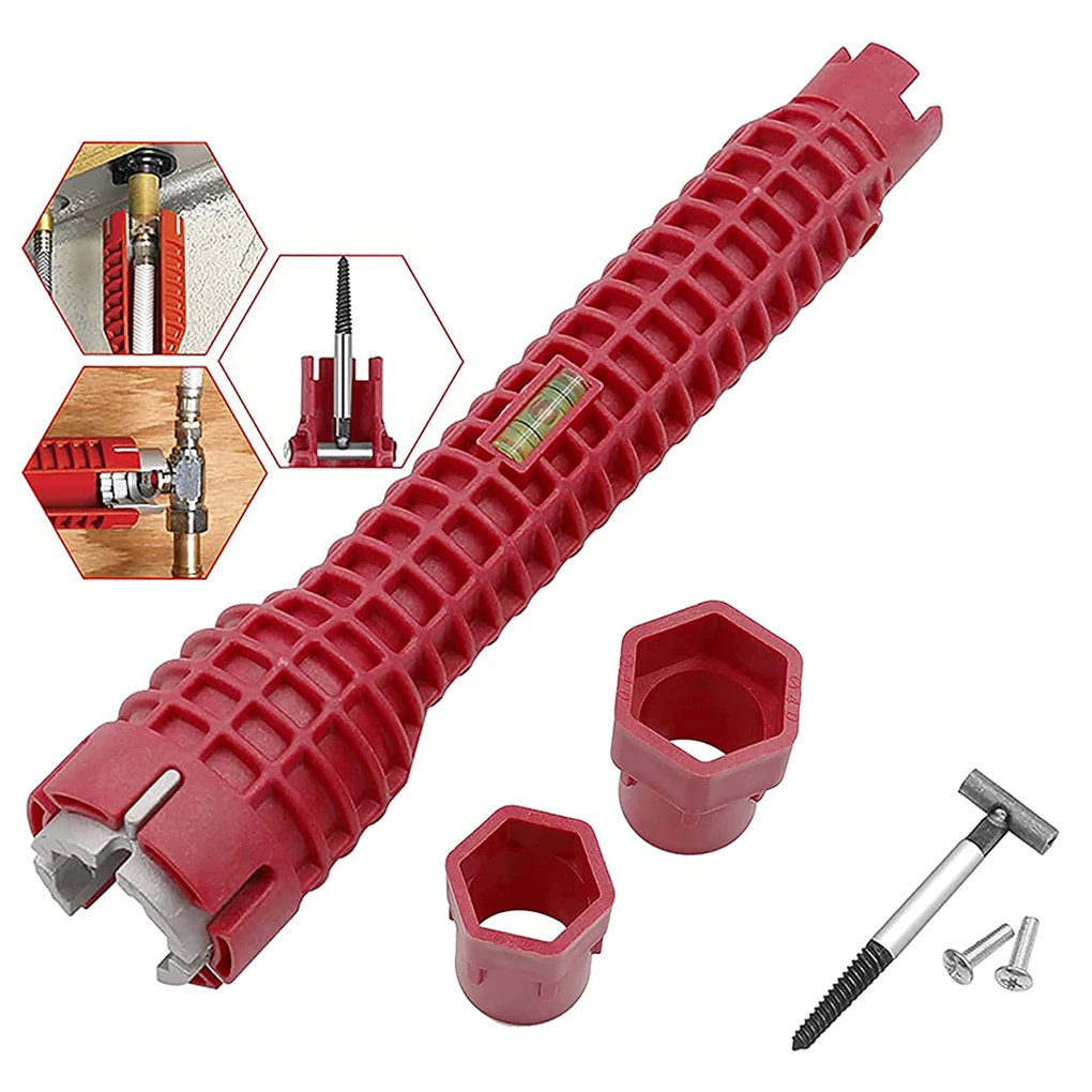 

Flume Wrench Kitchen Faucet Sink Plumbing Universal Installer Toilet Bowl Strainer Installation Assembly Plastic Key
