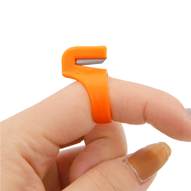 3 шт./компл. новый пластиковый наперсток швейное кольцо резак для ниток лезвие