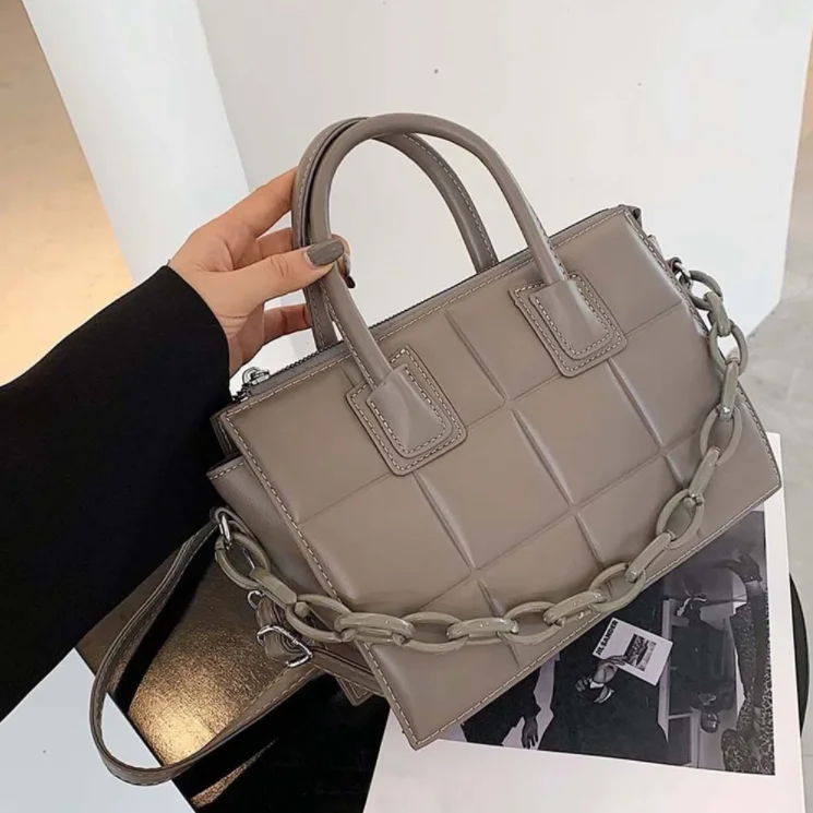 

Bag 2021 new fashion high-end crossbody bag Western style one-shoulder small square bag XB1066