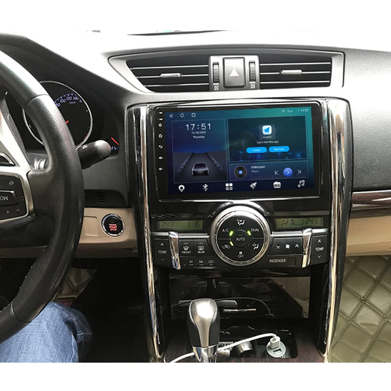 Умное автомобильное радио JUSTNVI 6G 128G для TOYOTA REIZ Mark X 2010-2015 Android 10 0 навигация GPS Авто BT