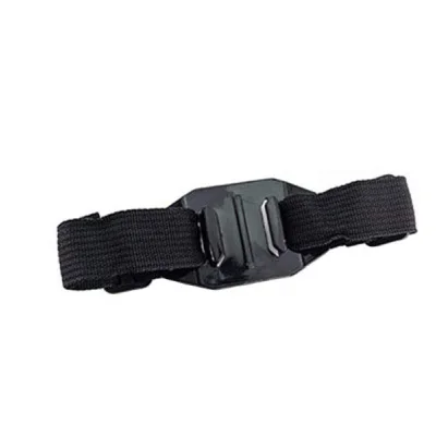 Для Gopro Hero 7 6/5/4/3+ аксессуары для экшн-камеры, автомобильный адаптер на присоске, крепление на стекло, штатив SJCAM SJ4000 Xiomi Yi 4k - Цвет: Helmet Strap Mount