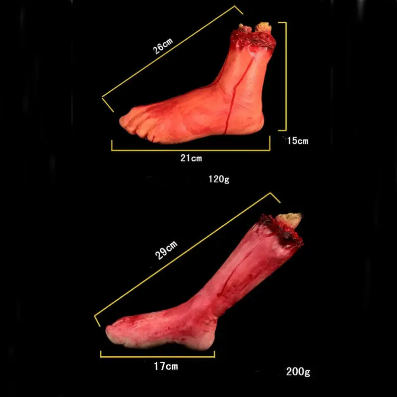 Поддельные окровавленные руки Сердце Хэллоуин реквизит страшный Отрубленный