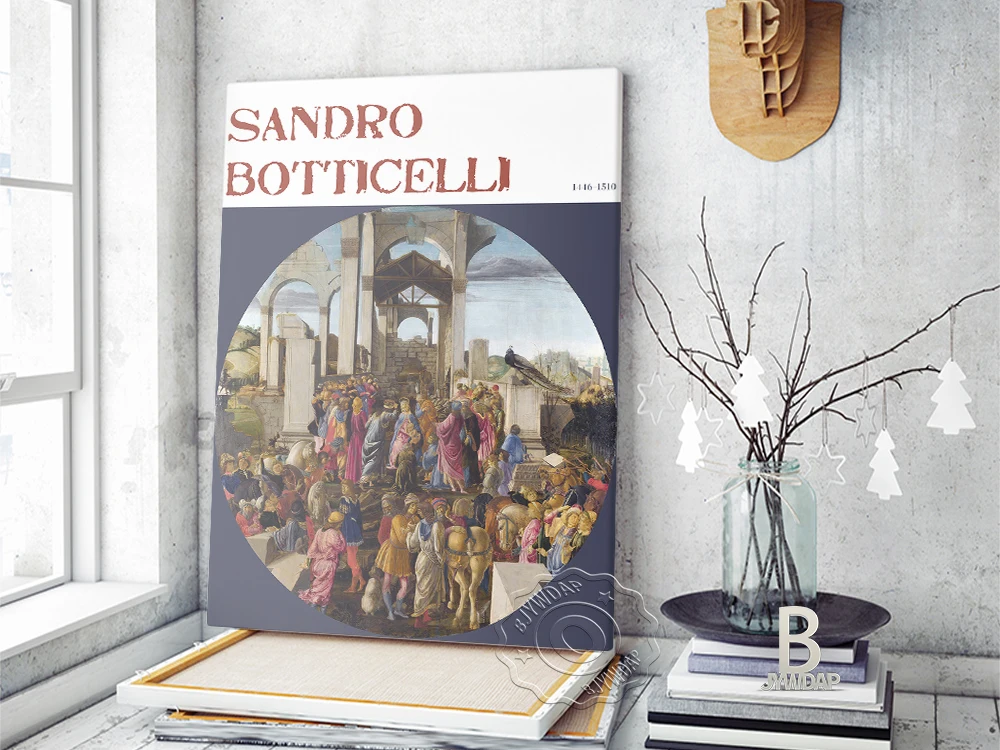 Классическая мифология Sandro Botticelli искусство стен в стиле ретро эпохи