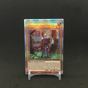 Yu Gi Oh English 20SER Adamancipator Research DIY Красочные игрушки хобби Коллекционная игра