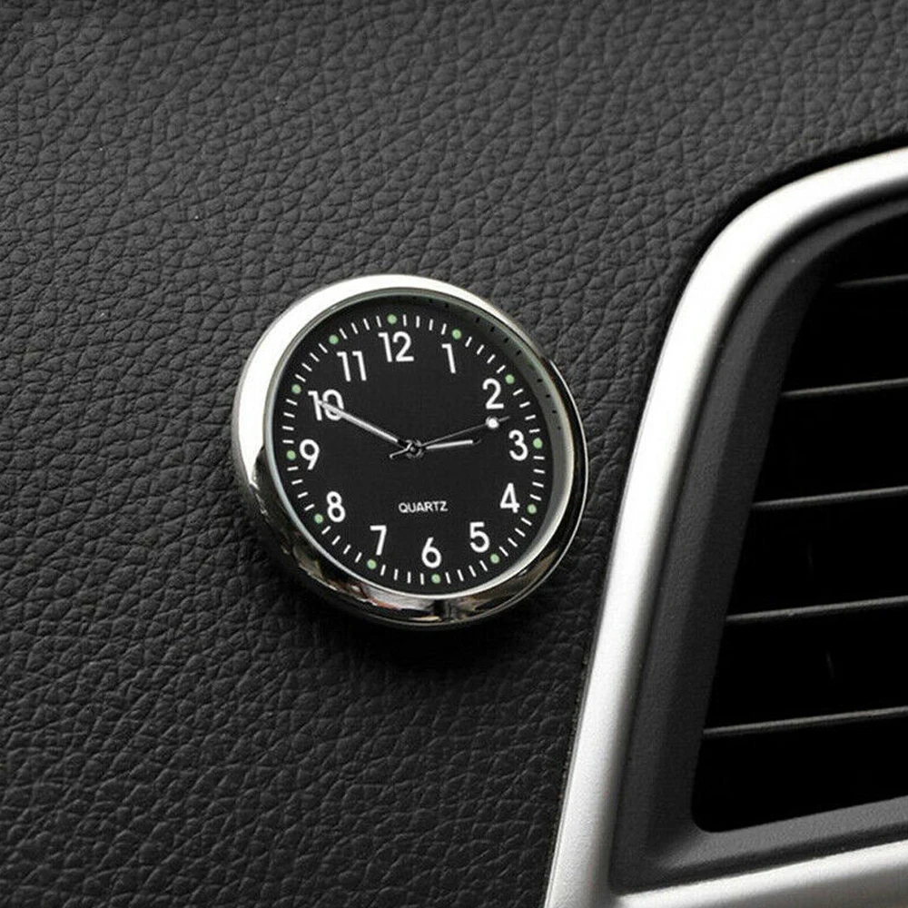 

Car Clock Luminous Mini Automobiles Internal Stick-On Digital Watch Mechanics Quartz Clocks Auto Ornament Car Accessories Gifts