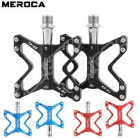 meroca ultralight folding bike pedal mountain bike pedal lightweight aluminum alloy du bearing pedal bike parts pedals