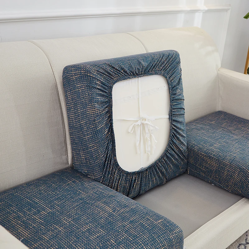 

Чехол для дивана эластичный мягкий с принтом в виде ленты