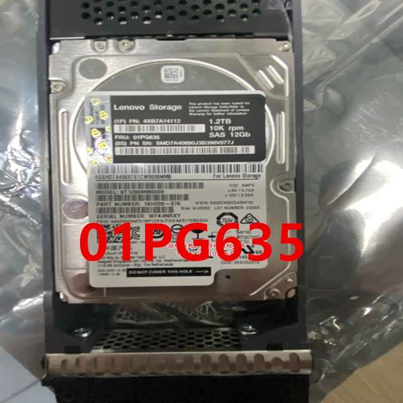 

Новый HDD для Lenovo DE2000H DE4000H DE6000H 1,2 TB 2,5 "SAS 128MB 10K для внутреннего HDD для сервера HDD для 4XB7A14112 01PG635