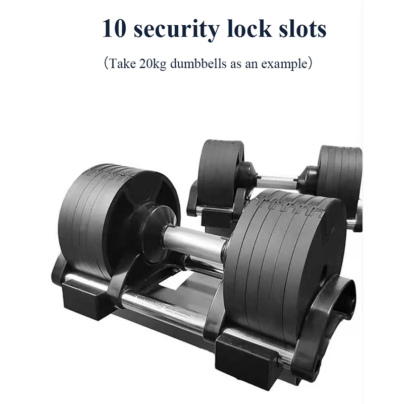 

Solid Cast Iron Dumbbell Intelligent Quick Disassembly Arm Muscle Training For Exercise Safety Adjustable Dumbbell Set