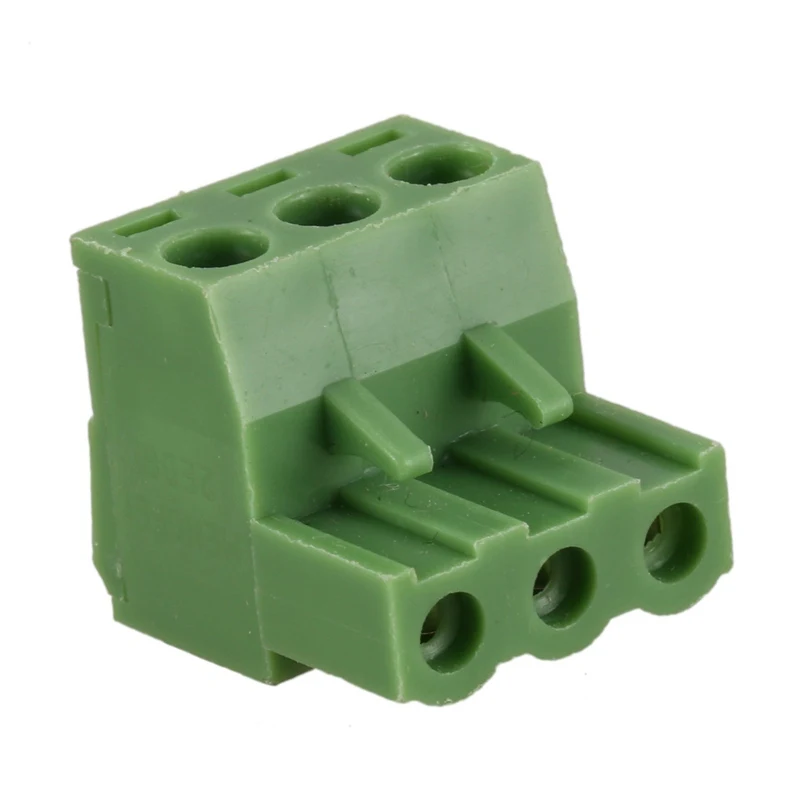 20 Pcs 5.08mm 3 Way PCB Mount Screw Terminal Block for 14-22 AWG Wire | Обустройство дома