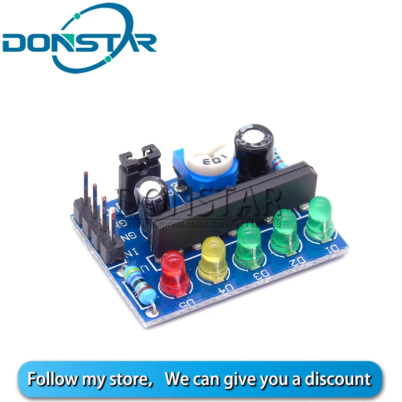 KA2284 Мощность индикатор уровня Батарея Pro аудио модуль с Светодиодный для Arduino -