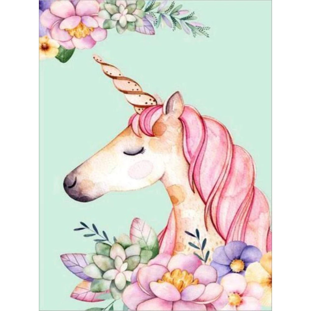 

Набор для алмазной вышивки «сделай сам», животное, единорог, Алмазная мозаика, домашний декор, рождественский подарок, хобби, год