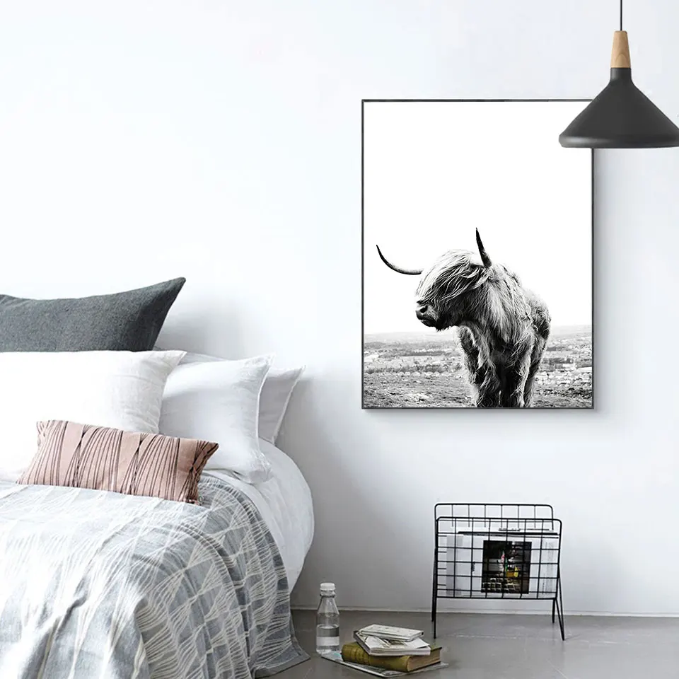 Плакат со львом Яком холст живопись животные фотография настенные