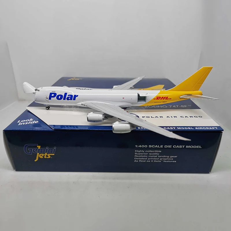 

Diecast 1:400 Scale B747-8F Model Polar Cargo airlines landing gears alloy aircraft plane model toy for collection